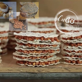 Kẹo Cu Đơ Hai Thị, Kẹo Cu Đơ Chính Hiệu Nghệ An đặc biệt nhiều mè đen, Đặc sản ăn vặt làm quà biếu