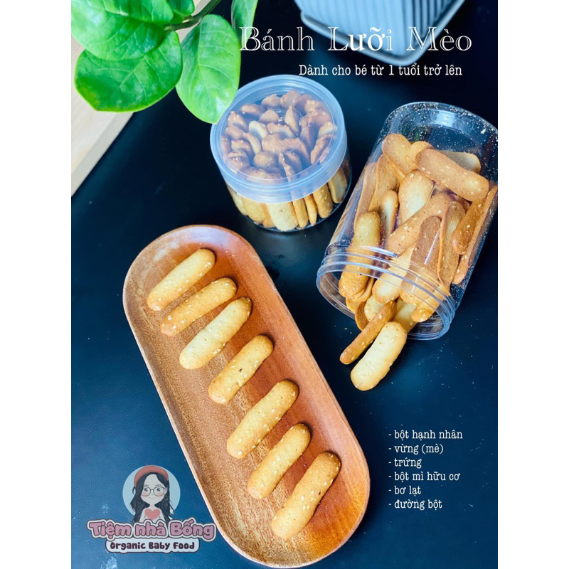 Bánh Lưỡi Mèo Hạnh Nhân