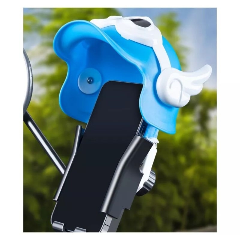 Giá đỡ điện thoại có nón che nắng hình cánh chim