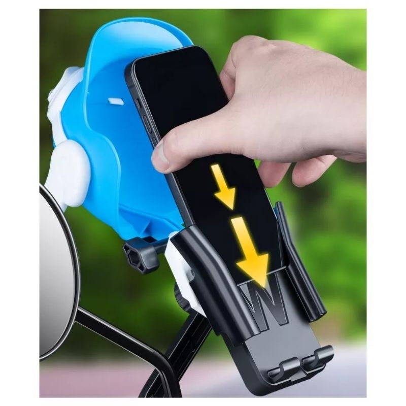 Giá đỡ điện thoại có nón che nắng hình cánh chim