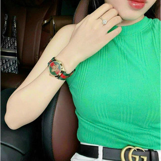  Đồng Hồ Nữ Gu_cci con ong  Size 36mm  dây vải cao cấp  chống nước 5atm bảo hành 6 tháng  thời trang trẻ cho phái nữ 