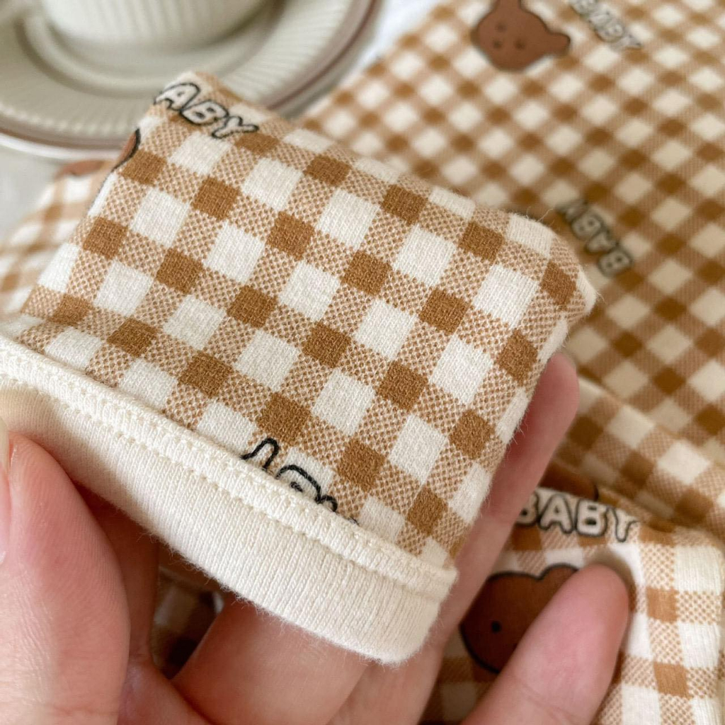 Bộ cotton xuất hàn,bộ ngủ dài tay Ambb hàng quảng châu