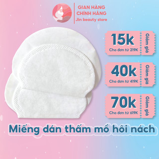 Combo 22 Miếng dán thấm hút mồ hôi nách, Thoải mái vùng nách, Che dấu mồ hôi nách