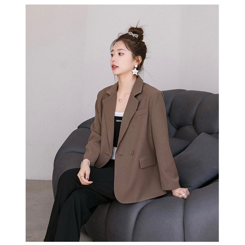 Basic blazer Boiling - Blazer 2 lớp nữ dài tay Petbychang