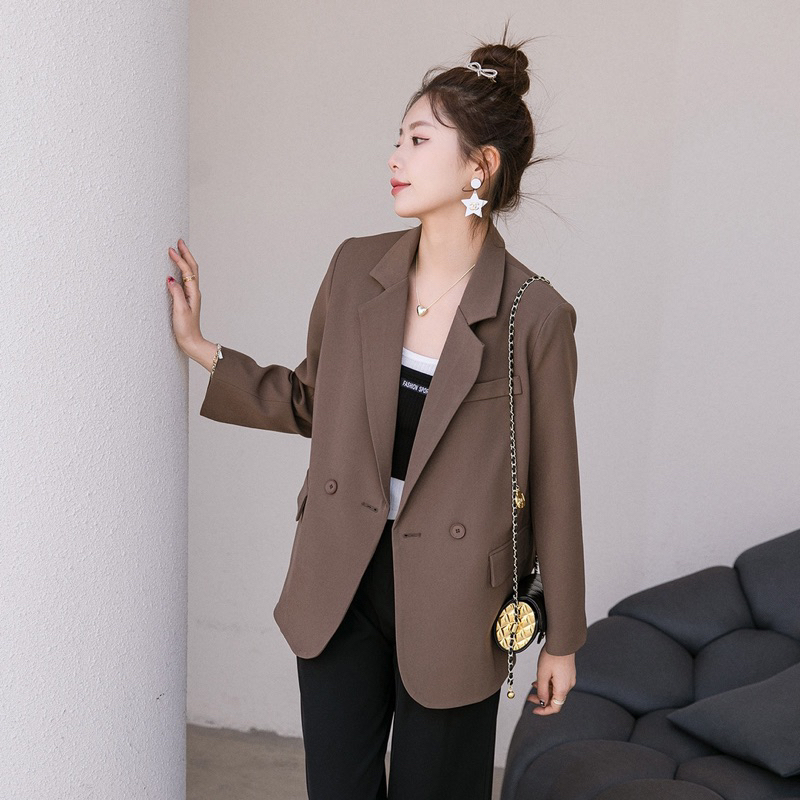 Basic blazer Boiling - Blazer 2 lớp nữ dài tay Petbychang