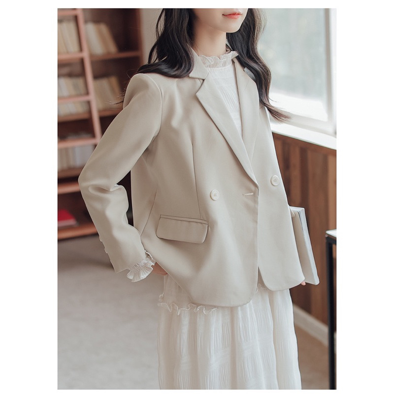 Basic blazer Boiling - Blazer 2 lớp nữ dài tay Petbychang