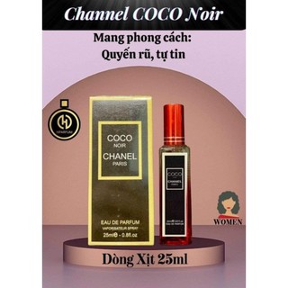 Nước hoa mini pháp hparfum coco chanel nữ dạng xịt 25ml