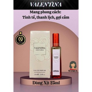 Nước hoa mini pháp hparfum valentina nữ dạng xịt 25ml