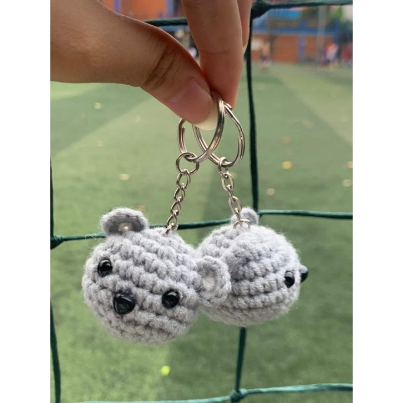 Gấu koala - móc khóa handmade - koala bằng len