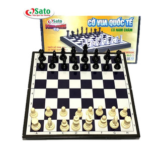 Cờ vua quốc tế có nam châm - cờ vua nam châm - bàn cờ vua - đồ chơi cờ vua quốc tế - boardgames