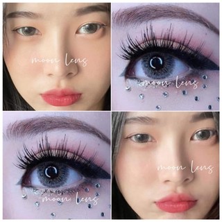Lens xám tây Glamour 0 độ kèm khay đựng