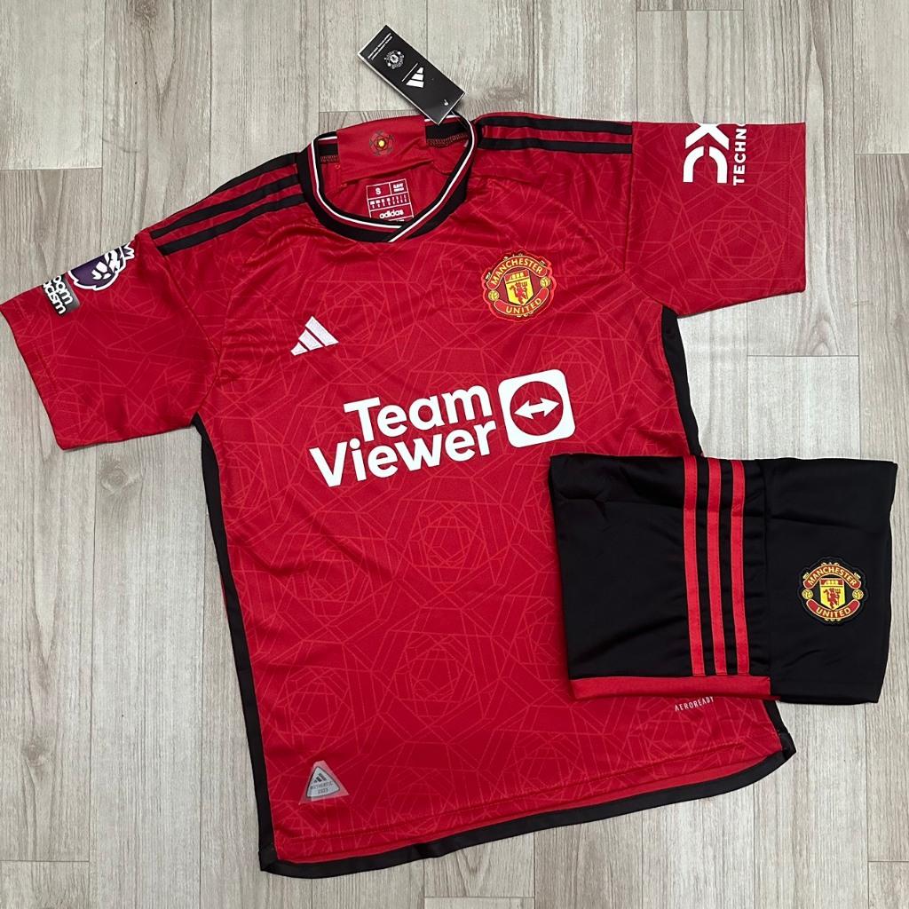 Áo Bóng Đá CLB Manchester United, Áo Đá Banh Mu Sân Nhà 2023/20224 - Chuẩn Mẫu Thi Đấu - Vải Polyester Gai Thái