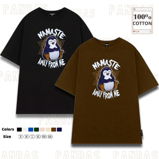 Áo phông form rộng unisex, áo phông nam nữ in hoa nhỏ xinh, áo thun Pandas AT65