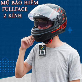 Mũ bảo hiểm fullface 2 kính chính hãng GRO