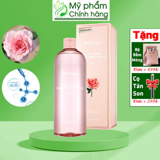 Toner JM SOLUTION Nước Hoa Hồng JMsolution Glow Luminous Flower Firming Toner XL Rose 600ml [CHÍNH HÃNG NHẬP KHẨU]