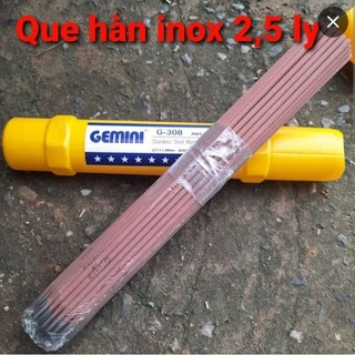 Que hàn sắt 2.5ly , 3.2ly , que hàn inox 2.6ly , 3.2ly