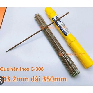 QUE HÀN SẮT 2.5LY , 3.2LY (10 cây), QUE HÀN INOX 2.6LY , 3.2LY(5 cây)