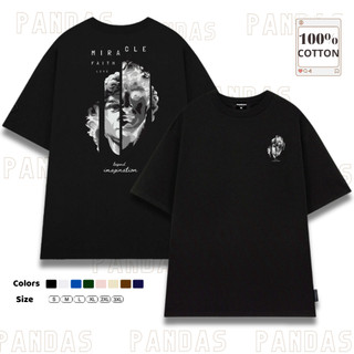 Áo phông tay lỡ unisex, áo thun form rộng tay lỡ overesize Pandas ATH10