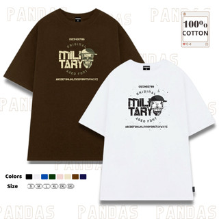 Áo thun form rộng tay lỡ, áo phông unisex form rộng tay lỡ Pandas AT76