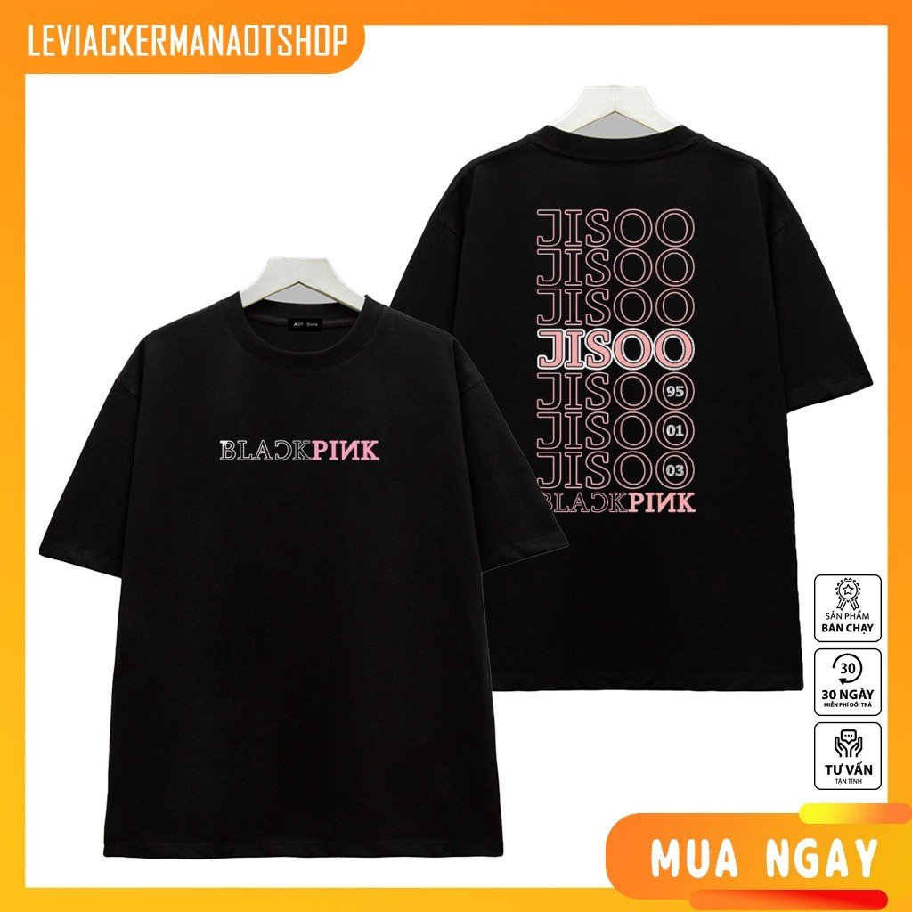 Áo thun Đen/ BLackPink mẫu áo Jisoo - Lisa