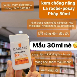 Kem chống nắng la roche-posay anthelios pocket spf50 30ml