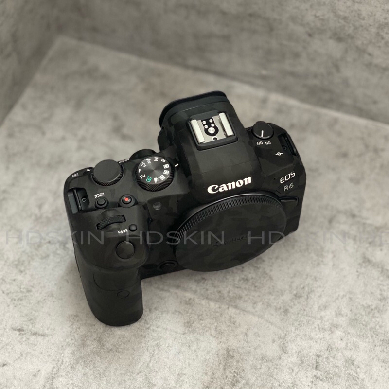 Miếng dán máy ảnh skin 3M Vân Nổi cho body Canon Rp/R/R6/ R6 II..... - HDSKIN