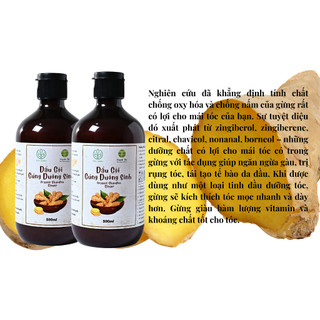 Dầu gội gừng sả Thanh Thị 500ml