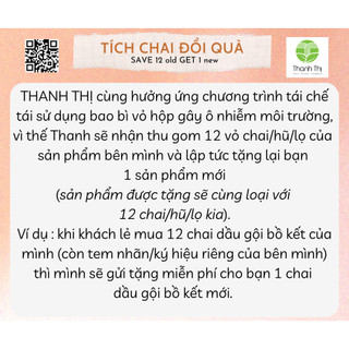 Dầu gội gừng sả Thanh Thị 500ml