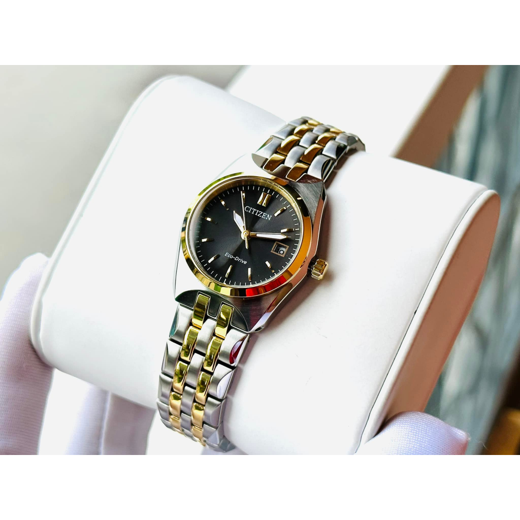 Đồng hồ Nữ Citizen CE demi mặt đen cuốn hút