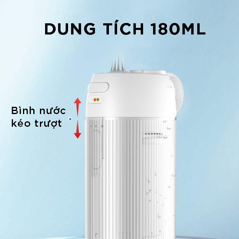 Máy tăm nước mini cầm tay AquaJet Mini siêu nhỏ gọn - Pin trâu