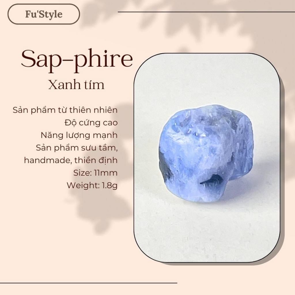 Viên Sap-phire thô tự nhiên sưu tầm