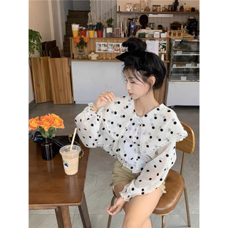 Áo sơ mi chấm bi