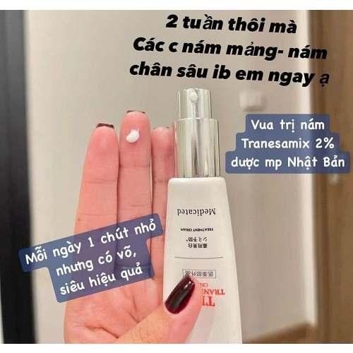 Tinh chất serum/Kem mờ nám TNA Tranesamix Essence của Nhật Bản
