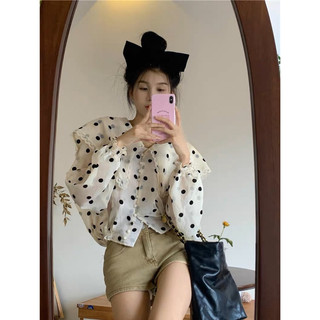 Áo sơ mi chấm bi