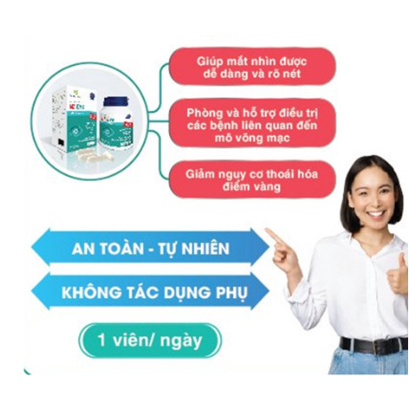 Bổ mắt Every day health NZ - EYE Giúp tăng cường thị lực giảm các triệu chứng khô mắt mỏi mắt hộp 30 viên