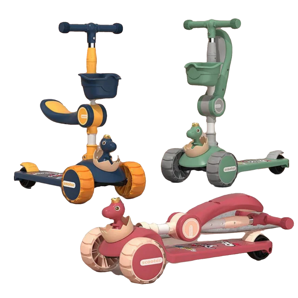 XE TRƯỢT SCOOTER KIÊM XE CHÒI CHÂN GẤU CAO CẤP CÓ NHẠC, ĐÈN KHUNG SIÊU CHẮC CHẮN CHO BÉ 4.8 86 Đánh Giá 520 Đã Bán