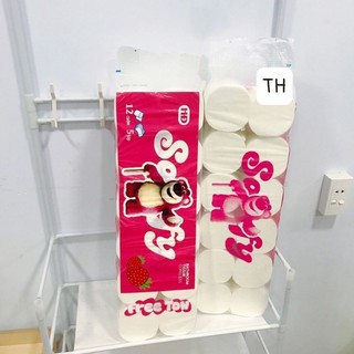 Lốc 12 cuộn giấy vệ sinh Gấu dâu Sofy VN