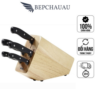 Bộ dao kèm đốc 6 món fissler oregon, nhập đức, bepchauau