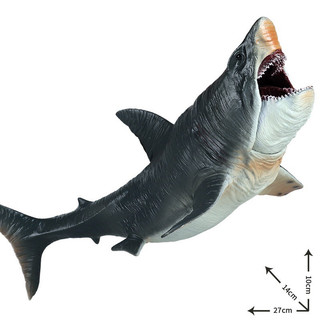 Đồ chơi mô hình cá mập Megalodon - Hàm có thể đóng mở được