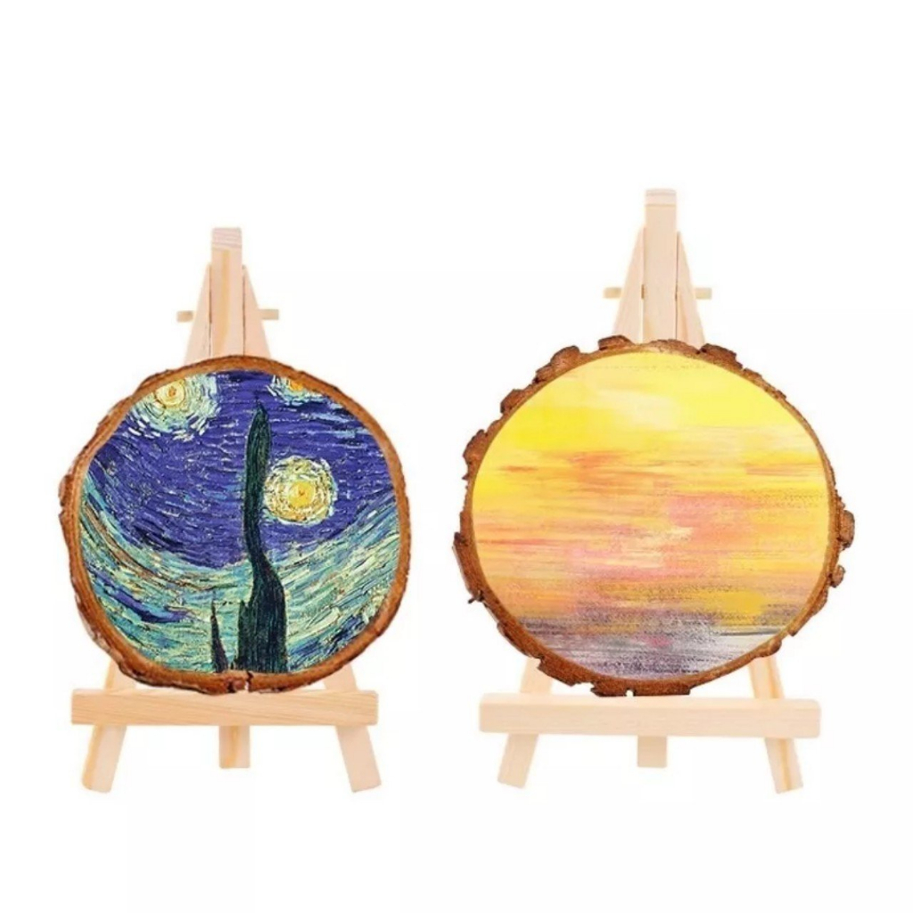 Giá đỡ gỗ đa năng 8 x 15cm -Dành cho tranh 20x20cm , giá trưng bày - giá vẽ - giá đỡ tranh, ảnh - giá đỡ Premium
