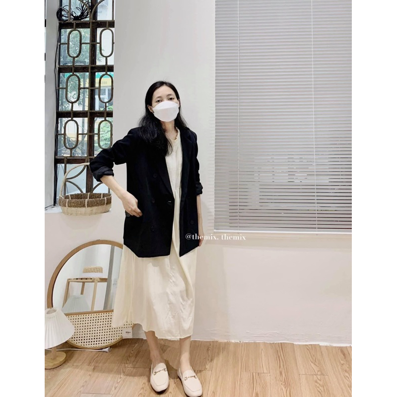 Váy dáng dài trơn