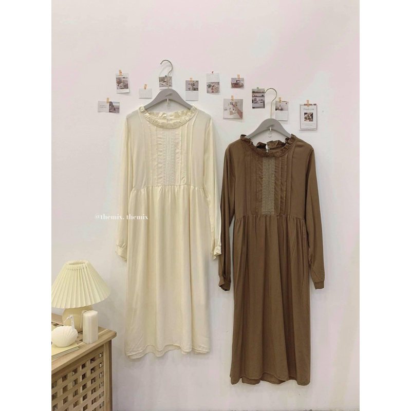 Váy dáng dài trơn