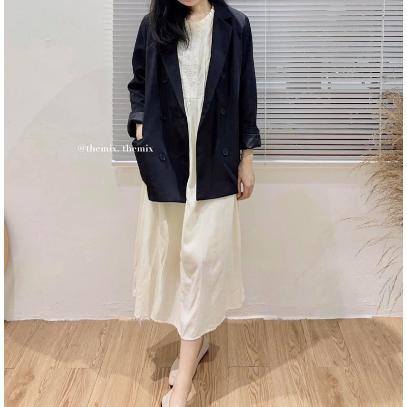 Váy dáng dài trơn