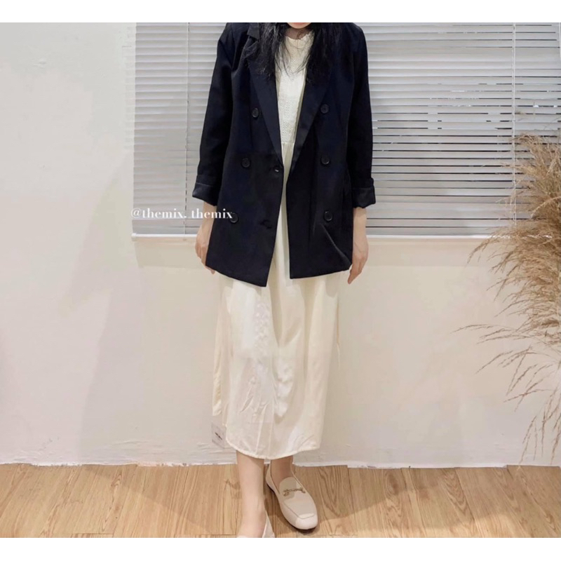 Váy dáng dài trơn