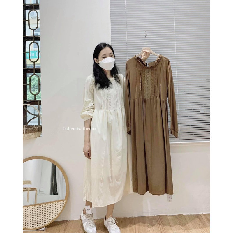 Váy dáng dài trơn