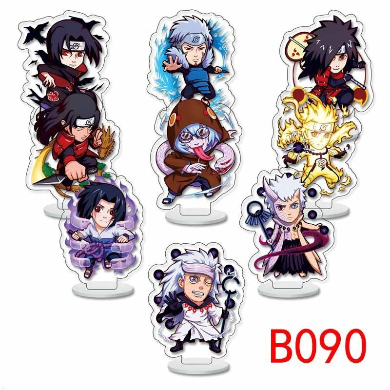 Mô hình standee NARUTO mica trong acrylic anime chibi trang trí trưng bày