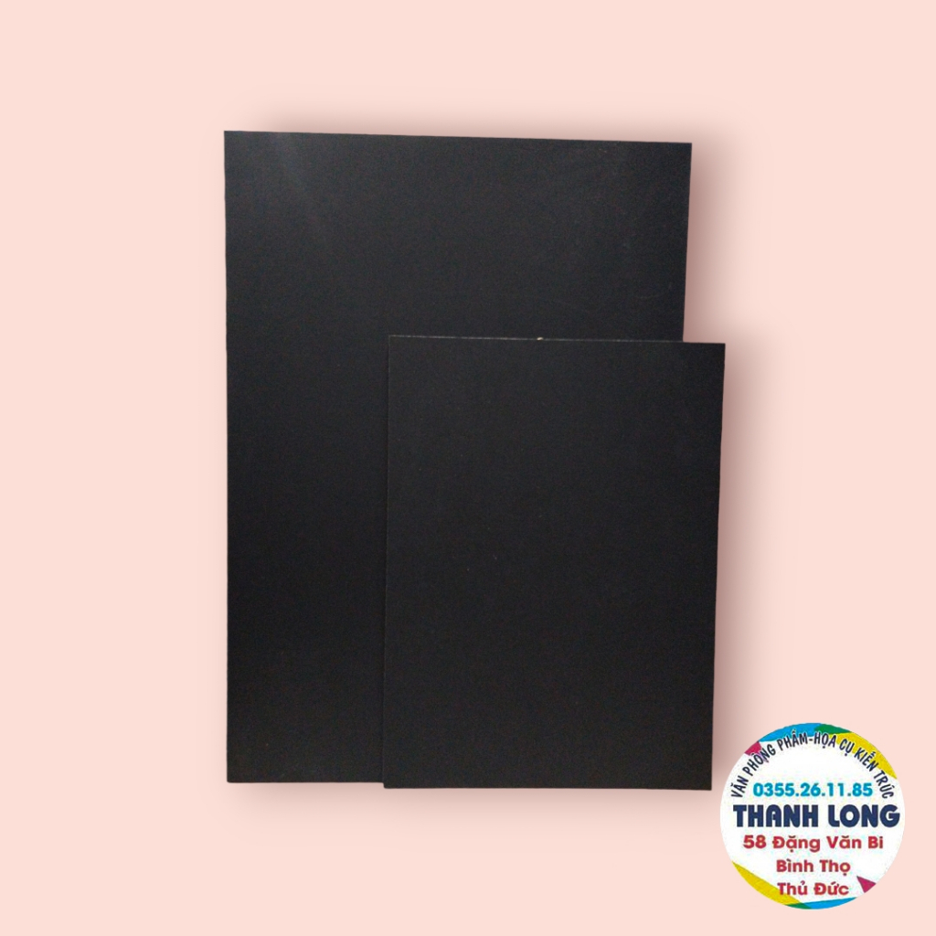 HCKT [THANH LONG] - Bảng vẽ gỗ đen kẹp giấy chuyên dụng khổ A4 / A3