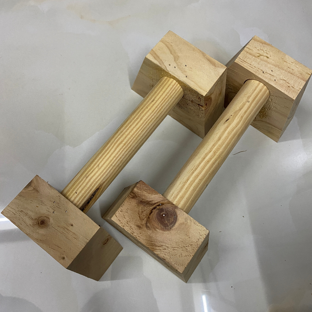 CHỐNG ĐẨY GỖ PARALLETTES SIÊU RẺ 1 CẶP tập gym, hít đất, calisthenics - VNBB300