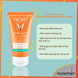Kem chống nắng Vichy  Emulsion Fluid 50ml ( mẫu mới )