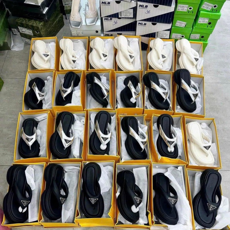 Sorami.Shoes | Dép xỏ ngón đế gợn, dép bánh mì 5cm